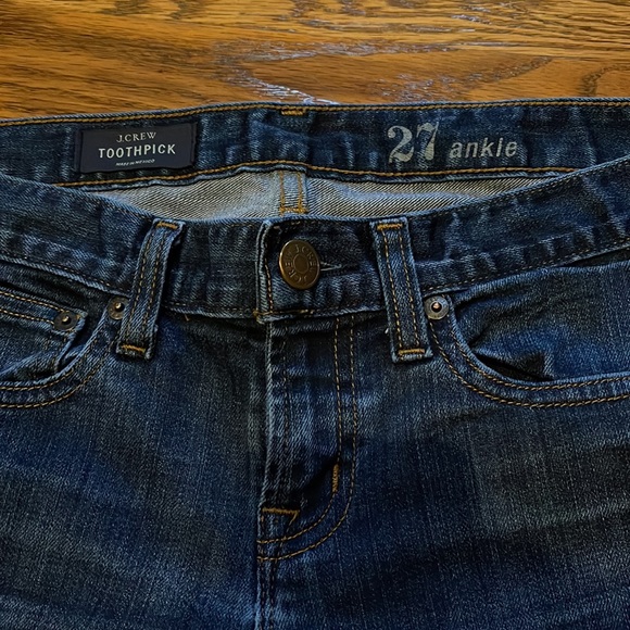 J Crew Toothpick Ankle Skinny Jeans - Picture 4 of 6